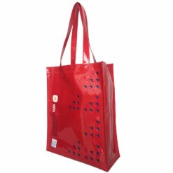 กระเป๋าหนัง PVC หนังแก้ว